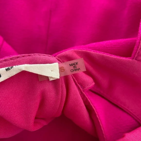 Zio New York Neon Hot Pink Cut Out Bodycon Structured Mini Dress Women’s Small - Picture 11 of 14